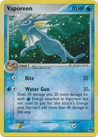 Vaporeon #6 PROMO Holo - Promotional Vaporeon #6 PROMO Holo - Promotional
